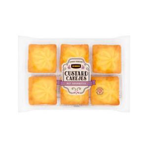 Jumbo Custard Cakejes 6 Stuks