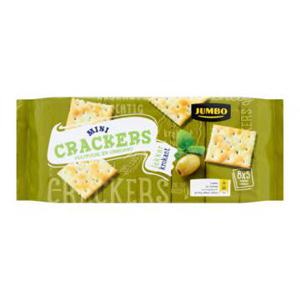 Jumbo Mini Crackers Olijfolie en Oregano 8 x 5 Crackers 250g