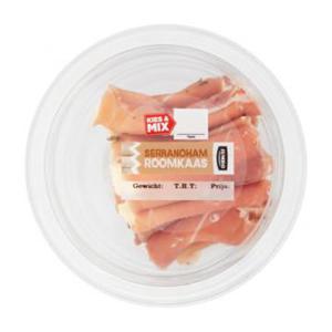 Jumbo Serranoham Roomkaas 100g