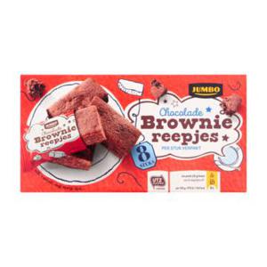 Jumbo Brownie Reepjes 8 Stuks 240g