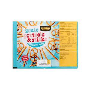 Jumbo Zoute Pretzels & Sticks 250g