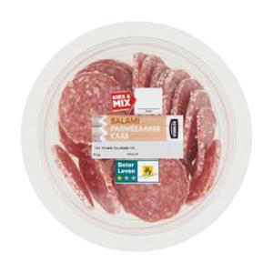 Jumbo Salamiplakjes met Parmezaanse Kaas 80g