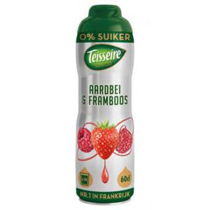 Teisseire Aardbei & Framboos Le 0% Vruchtensiroop 600ml