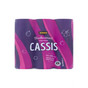 Jumbo Zwarte Bessen Cassis 6 x 250ml