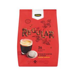 Jumbo Regular 36 Koffiepads 250g