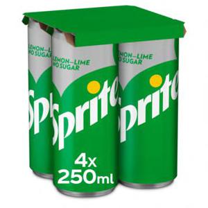 Sprite Lemon - Lime 4 x 250ml