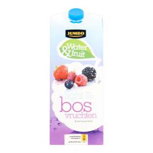 Jumbo Water & Fruit Light Bosvruchten Koolzuurvrij 1,5L