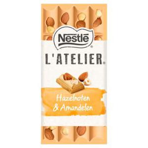 NESTLÉ L'ATELIER blonde chocolade reep hazelnoot amandel