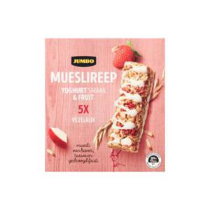 Jumbo Muesli Reep Yoghurt & Fruit 5 x 25g