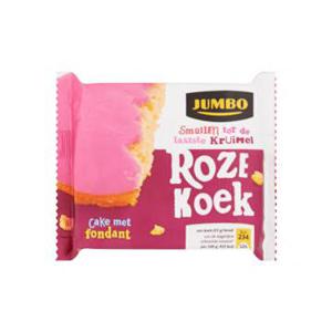 Jumbo Roze Koeken 4 stuks Los Verpakt