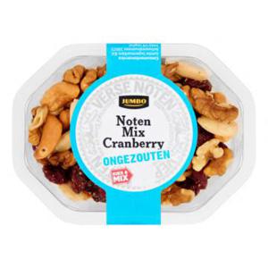 Jumbo Ongezouten Noten Cranberry Mix 175g