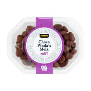 Jumbo Melk Chocolade Pinda's 210g