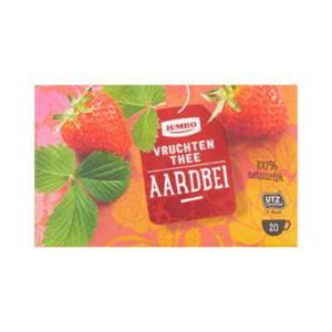 Jumbo Vruchten Thee Aardbei 20 Zakjes 30g