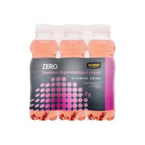 Jumbo Zero Framboos & Granaatappel Smaak Vitamine Drink 6 x 500ml