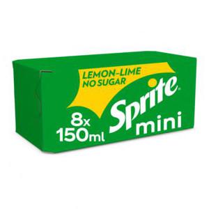 Sprite Lemon-Lime No Sugar Mini 8 x 150ml