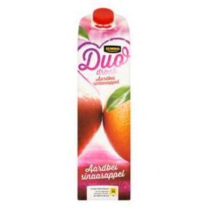 Jumbo Duo Drank Aardbei Sinaasappel 1L