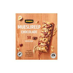 Jumbo Mueslireep Chocolade 5 x 25g