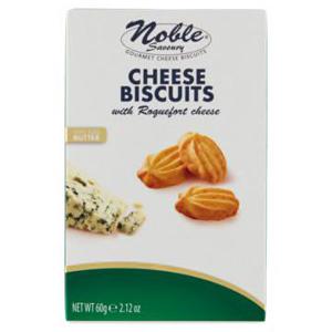 Noble Savoury Cheese Biscuits with Roquefort Cheese 60g