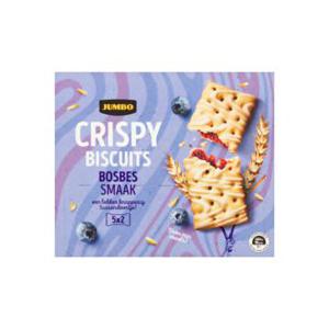 Jumbo Crispy Biscuits Bosbes Smaak 5 x 2 Stuks 125g