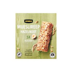 Jumbo Muesli Reep Hazelnoot 5 x 25g