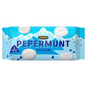 Jumbo Pepermunt Rollen 3 x 41g