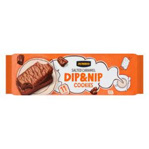 Jumbo Dip&Nip Cookies Salted Caramel 11 Stuks 200g