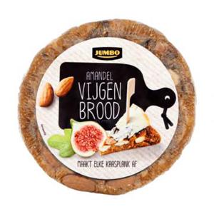 Jumbo Amandel Vijgen Brood 200g