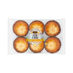 Jumbo Cup Cake Lemon Kwark Vulling 6 Stuks 240g