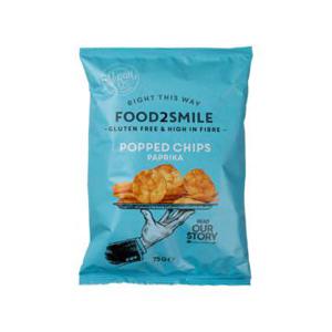 Food2Smile Popped Chips Paprika 75 gram