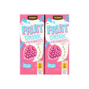 Jumbo Fruitdrink Framboos met Appel 10 x 200ml