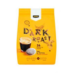 Jumbo Dark Roast Koffiepads 36 stuks