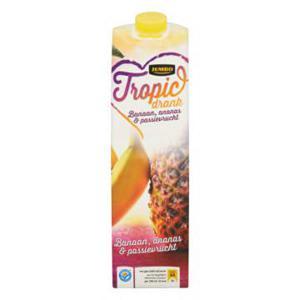 Jumbo Tropicdrank Banaan, Ananas & Passievrucht 1L