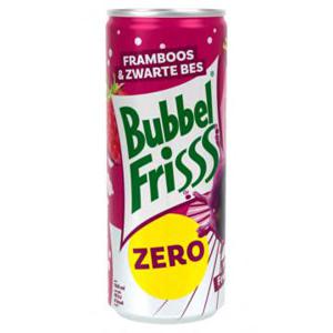 BubbelFrisss Zero Framboos-Zwarte Bes 0, 25L