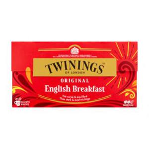 Twinings of London Original English Breakfast 25 Builtjes 40g