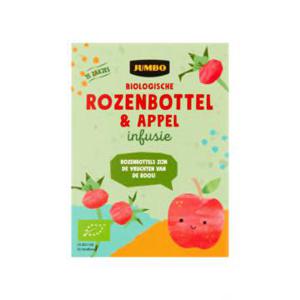 Jumbo Biologische Rozenbottel & Appel Smaak Thee Infusie 15 Zakjes 24g