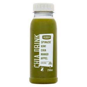 Jumbo Chia Drink Spinazie Kiwi Chia Mango Appel 250ml