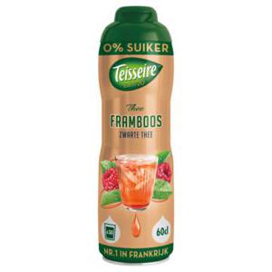 Teisseire Framboos Zwarte Thee Le 0% Vruchtensiroop 60cl