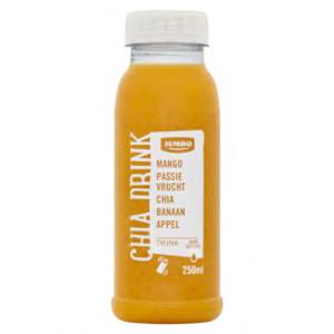 Jumbo Chia Drink Mango Passievrucht Chia Banaan Appel 250ml