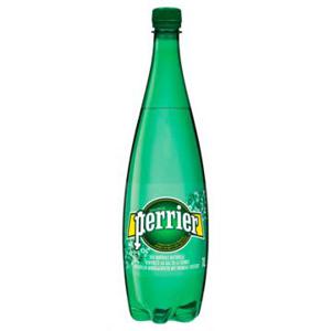 Perrier Bruisend Natuurlijk Mineraalwater met Toevoeging van Koolzuurgas Fles 1L