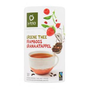 La Place Groene Thee Framboos Granaatappel 60g