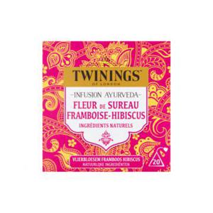 Twinings of London Infusion Ayurveda Vlierbloesem Framboos Hibiscus 20 Builtjes 36g