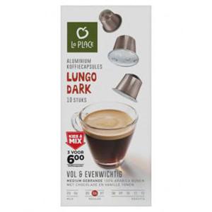 La Place Koffiecups Lungo Dark 10 Stuks