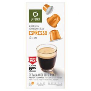 La Place Koffiecups Espresso 10 Stuks