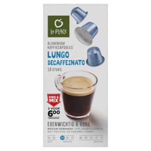 La Place Koffiecups Lungo Decaffeinato 10 Stuks