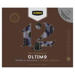 Jumbo 12 Espresso Ultimo Koffiecups 40 Stuks