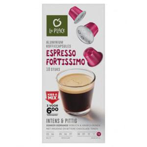 La Place Koffiecups Espresso Fortissimo 10 Stuks