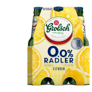 Grolsch 0.0% Radler Citroen Flessen 6 x 30cl