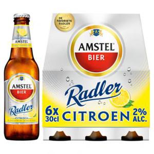 Amstel Radler Bier Citroen Fles 6 x 30cl