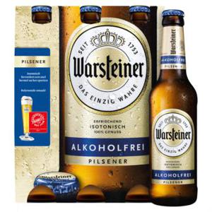 Warsteiner Alkoholvrij Bier Flessen 6 x 330ml