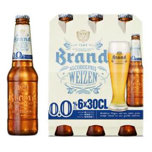 Brand Weizen Bier 0.0 Fles 6 x 30cl